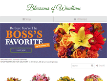 Tablet Screenshot of blossomsofwindham.com